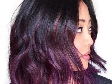 Cheveux violets, la tendance Pinterest qui nous séduit
