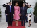 Melania Trump en manteau rose flashy 