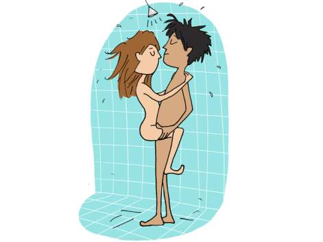 Kamasutra : les positions pour faire l’amour sous la douche
