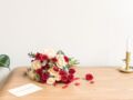 Bouquet de Saint Valentin et mot doux - Bergamotte