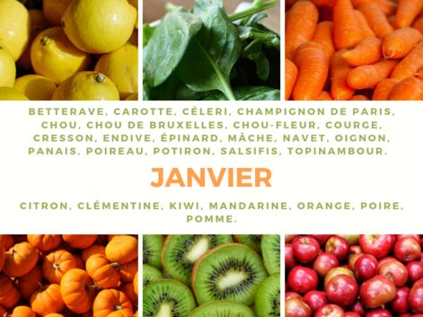 Notre calendrier des fruits & légumes de saison