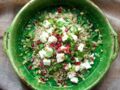 Salade de quinoa, feta et menthe facile