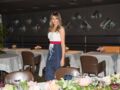 Melania Trump en bleu blanc rouge pour le dîner officiel à la Tour Eiffel