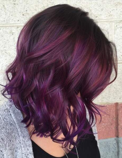 Cheveux violets, la tendance pinterest qui nous séduit - femme actuelle