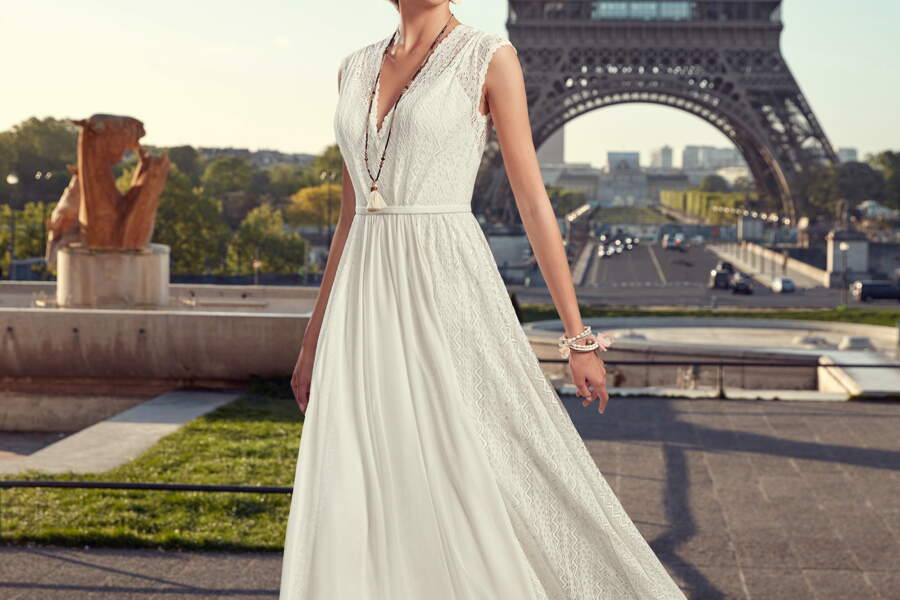 Robes de mari?�e : la collection Pronuptia 2019 - Femme Actuelle