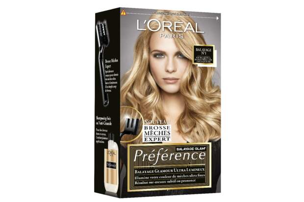 balayage blond maison