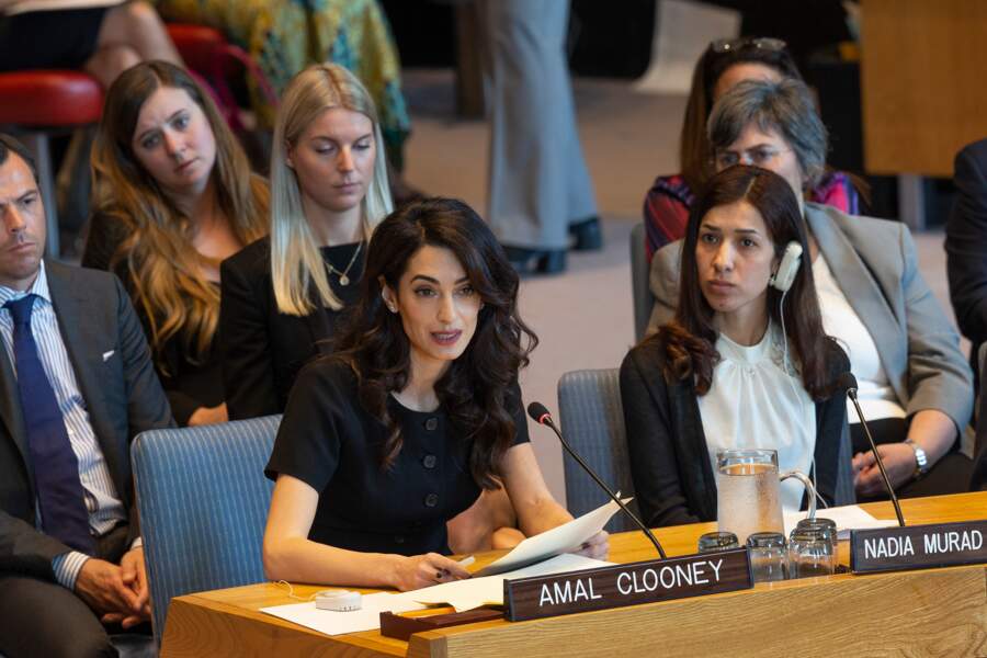 Amal Clooney Sublime Elle Brille D L Gance Et De Glamour New York Femme Actuelle