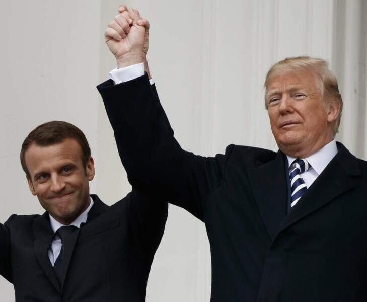 Photos - Les Moments Les Plus Gênants Entre Emmanuel Macron Et Donald ...