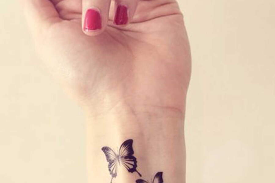 Poignet Tatouage Papillonnull