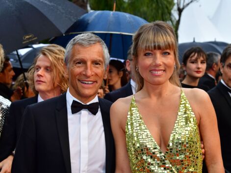 Nagui et son épouse Mélanie Page s'échangent un tendre baiser sur le tapis rouge du Festival de Cannes