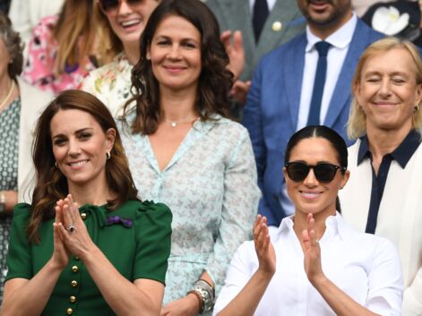 Meghan Markle et Kate Middleton très complices à Wimbledon