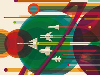 Les magnifiques affiches rétrofuturistes de la NASA