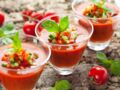 Gazpacho, soupe glacée à la tomate