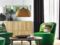 Fauteuils Ikea : le modèle pivotant vert pétant