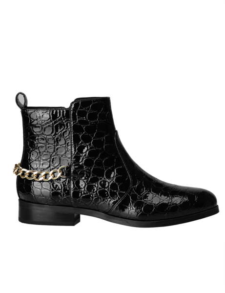 boots croco femme