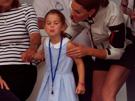 La princesse Charlotte fait des grimaces et le prince George a perdu ses dents de lait : les photos de la King's Cup
