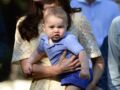 Première grimace du prince George en Australie, avril 2014