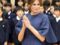 Melania Trump en Asie :  robe cape
