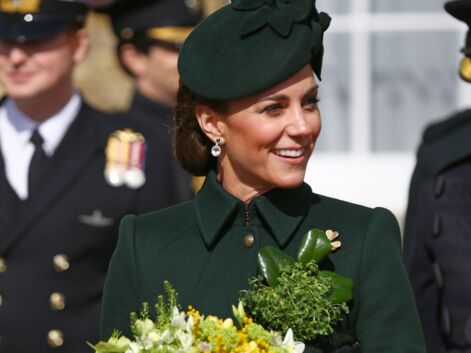 Kate Middleton, sublime en manteau Alexander McQueen pour la Saint-Patrick à Londres