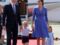 Où là, Princesse Charlotte et Kate Middleton habillées de robes bleues assorties en Allemagne. 