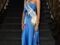 Fashion week : Alicia Aylies en robe longue bustier 