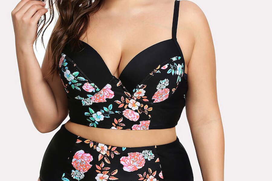 Maillot De Bain Grande Taille Deux Pieces