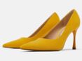 Zara : les escarpins jaunes