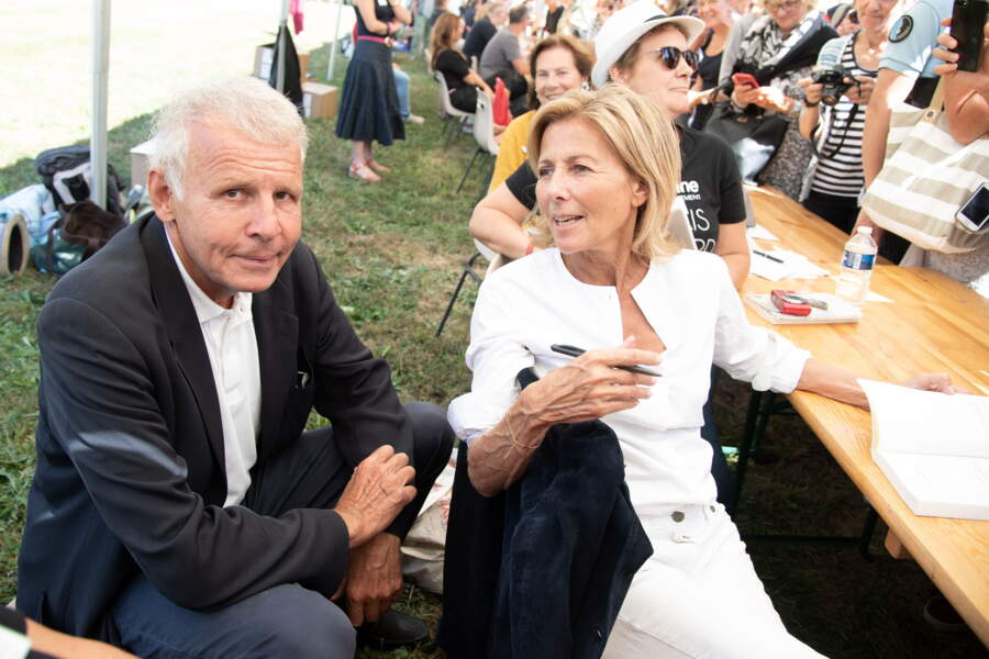 Claire Chazal et PPDA, complices lors d'un événement littéraire - Femme