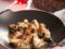 Blanquette de ris de veau au cidre, champignons et grattons à l'estragon de Cédric Béchade