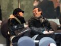 Complicité et fou rire au rendez-vous pour le couple lors d'un match opposant le PSG au Losc de Lille 