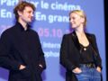 Virginie Efira et Niels Schneider lors de la présentation du film "Un amour impossible" en Belgique, septembre 2018