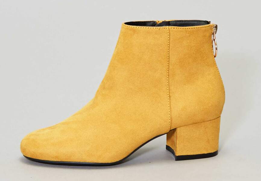 bottines jaunes