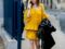 Paris Fashion Week Street Style : la robe jaune