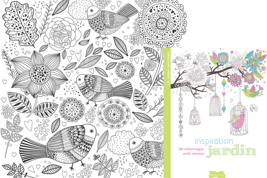 Des coloriages anti-stress en printable gratuit - Femme Actuelle