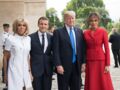 Brigitte Macron, Emmanuel Macron, Donald Trump et Melania Trump