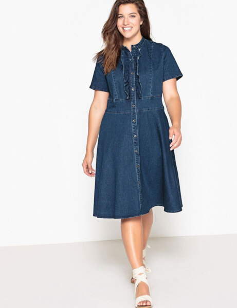 robe jean femme grande taille