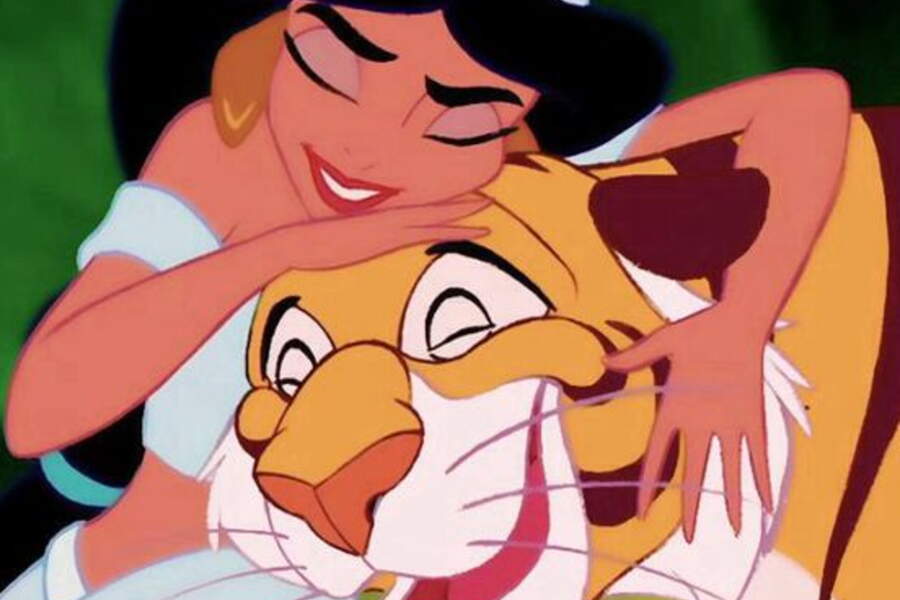 Les tigres dans les dessins animés