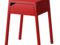 chevet rouge IKEA
