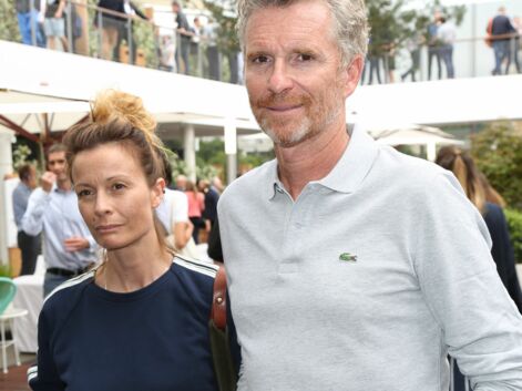 Denis Brogniart et sa femme Hortense à Roland Garros