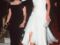 Lady Diana dans une robe blanche asymétrique