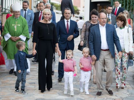 Albert de Monaco et son épouse Charlene aux festivités en compagnie du prince Jacques et de la princesse Gabriella