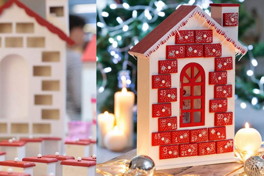 Calendrier De L'avent En Bois A Faire Soi Meme