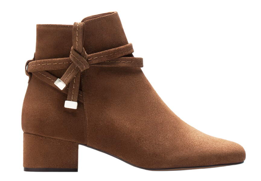 bottines pointues camel