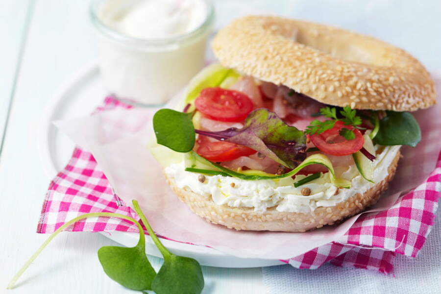 Nos recettes savoureuses de bagels Femme Actuelle