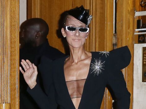 Photos - Céline Dion : son look audacieux et ultra décolleté pour la Fashion Week