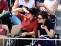 Nolwen Leroy et sa soeur Kay Le Magueresse assistent à un match à Roland-Garros le 4 juin 2019.