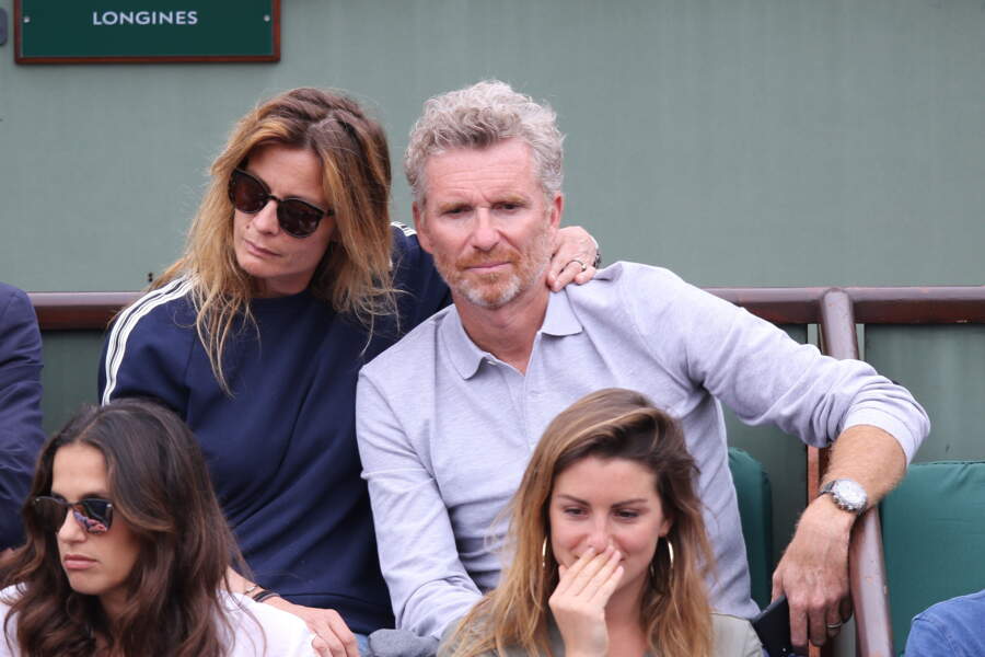 Denis Brogniart et sa femme Hortense à Roland Garros ...