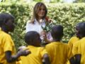 La First Lady s'est également rendu dans un l'orphelinat au Kenya.