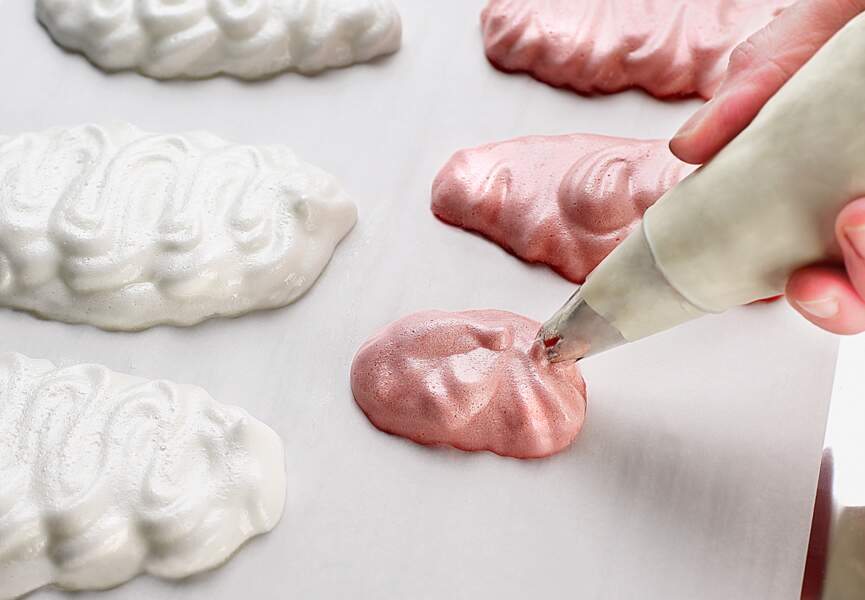 Les meringues colorées - Femme Actuelle