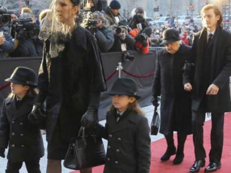 Photos : Céline Dion, ses derniers instants avec René Angélil à ses obsèques